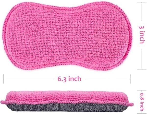 UPSTAR Dish Sponges – 6-Pack Microfiber Cleaning Scrubbers for Kitchen, Sink & Dishwashing, Non-Scratch, Multi-Purpose Use - Image 2