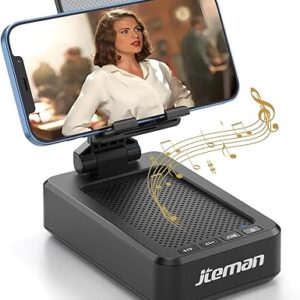 Cell Phone Stand with Wireless Bluetooth Speaker