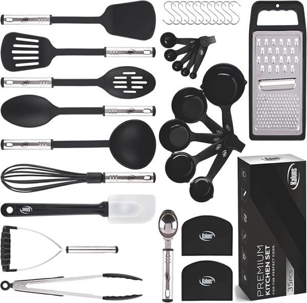 35 piece kitchen utensils set