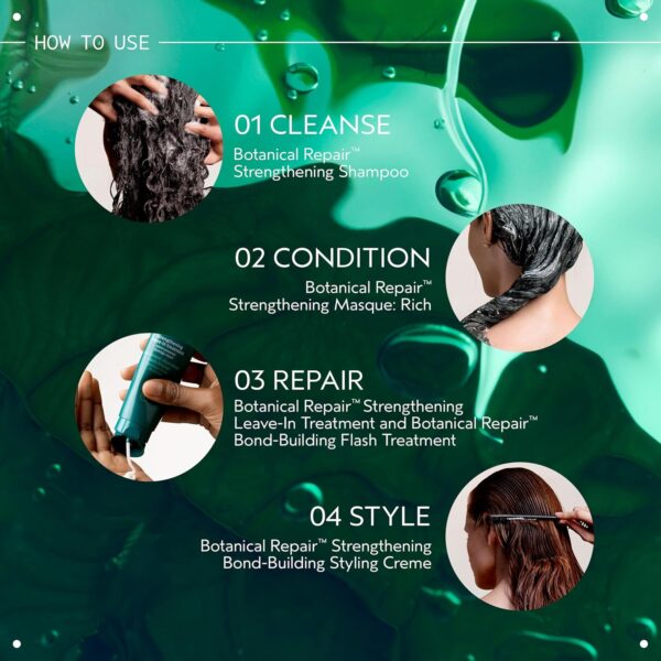 Aveda Botanical Repair Strengthening Leave-In Treatment – 99% Naturally Derived, Instantly Repairs Damaged Hair, Heat Protectant, Reduces Frizz & Breakage - Image 3
