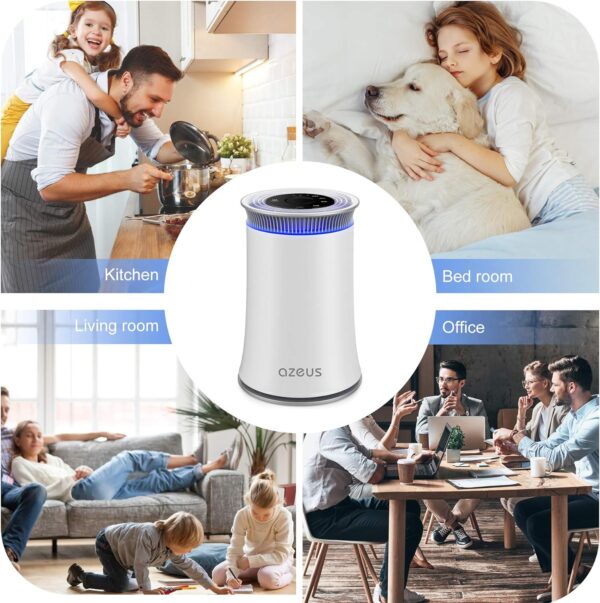 Air Purifier for Home  Dust, Pet Hair, Smoke, VOCs, Odors – Ultra Quiet & Ozone Free - Image 4