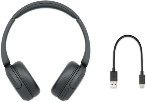 Sony WH-CH520 Wireless Bluetooth Headphones – On-Ear with Mic (Blue) - Image 2