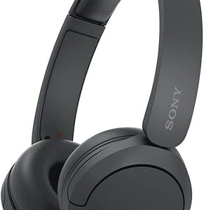 Sony WH-CH520 Wireless Bluetooth Headphones – On-Ear with Mic (Blue)