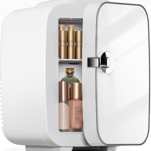 Sweetcrispy 4L Mini Fridge – Cooler & Warmer, White