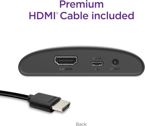 Roku Express 4K+ Streaming Device – 4K/HDR, Voice Remote, Free & Live TV Access - Image 3