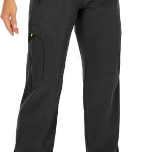 Women’s Quick Dry Hiking Pants – Lightweight UPF 50+ Travel Cargo Safari Golf Pants with Zipper Pockets