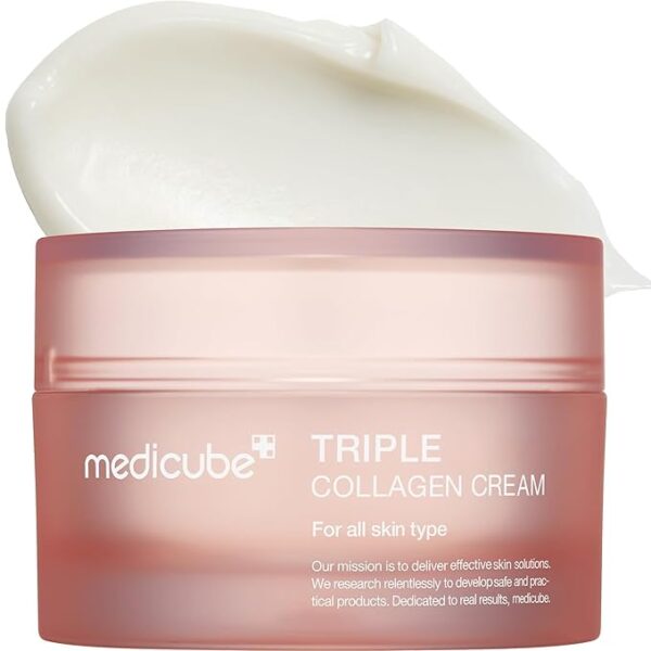 medicube Triple Collagen Cream – Firming Moisturizer, 1.69oz