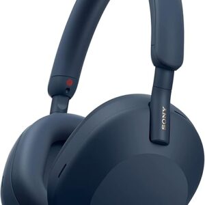 Sony WH-1000XM5 over-ear wireless headphones in Midnight Blue – noise canceling with 30-hour battery, Alexa voice control, and Auto NC Optimizer Image reources from Amazon
