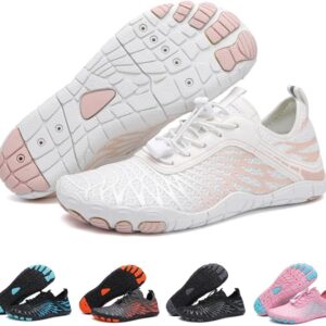 Hiking Footwear Barefoot Shoes for Women & Men – Pro-Healthy Non-Slip Wide Toe Water Shoes, Unisex Running Sneakers