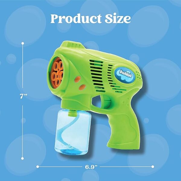 JOYIN 2-Pack Kids Bubble Guns with Refill – Bubble Machine for Toddlers & Kids Ages 1-8 – Outdoor Summer Toy, Party Favor & Birthday Gift - Image 5