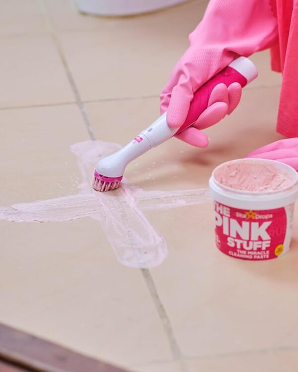 Stardrops The Pink Stuff – Miracle Scrubber Kit with 4 Interchangeable Cleaning Brush Heads - Image 4
