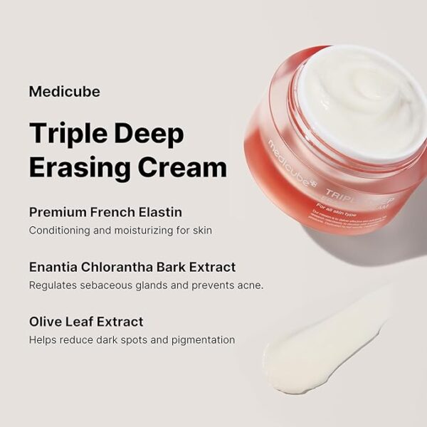 medicube Triple Collagen Cream – Firming Moisturizer, 1.69oz - Image 5