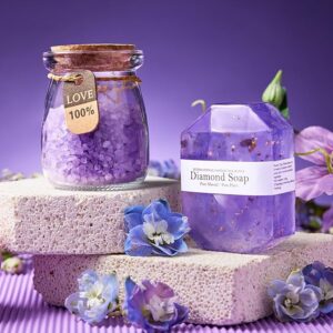 Lavender Spa Gift Set – Gifts for Women, Mom, Wife, Her
