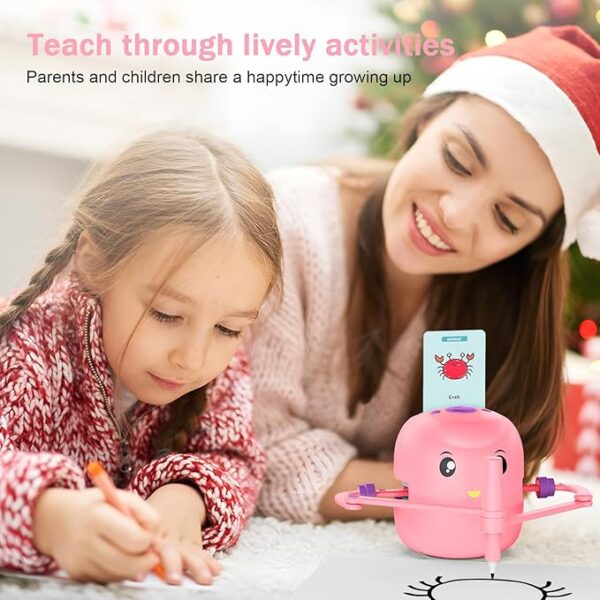 Smart Drawing Robot for Kids – Montessori Educational Toy with Voice Interaction, 16 Color Pens & 150 Learning Word Cards – Gift for Ages 5+ Boys & Girls - Image 2