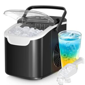 Electactic Countertop Ice Maker Machine – Portable Bullet Ice Maker with Touch Display for Home, Office, and Bar Image source: Amazon