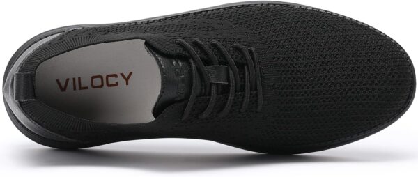 VILOCY Men's Casual Dress Sneakers – Breathable Mesh Oxford Walking Tennis Shoes for Business & Comfort - Image 2