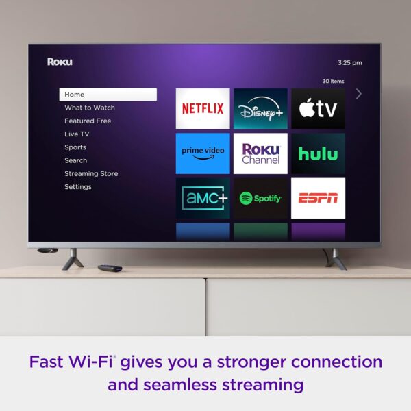 Roku Express 4K+ Streaming Device – 4K/HDR, Voice Remote, Free & Live TV Access - Image 4