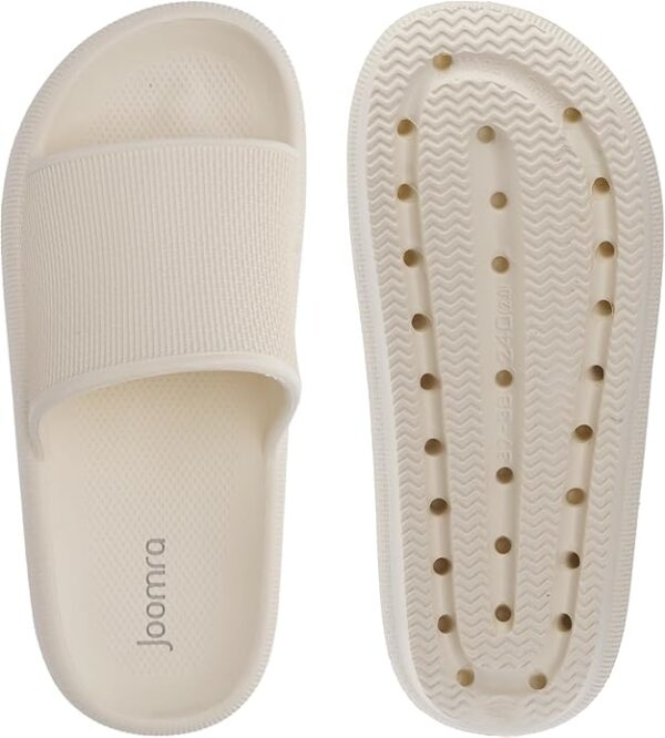 Joomra Pillow Slippers for Women and Men Non Slip Quick Drying Shower Slides Bathroom Sandals | Ultra Cushion | Thick Sole 4.4 4.4 out of 5 stars   (40,494) | - Image 3