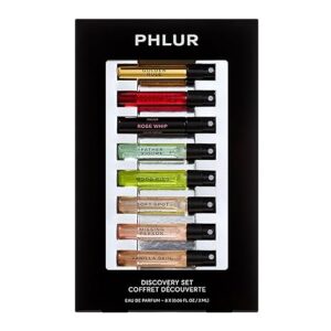 PHLUR Fragrance Discovery Set 2025 – 8pc Mini Perfume Sampler Kit with trending scents Image resources From Amazon