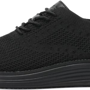 VILOCY Men's Casual Dress Sneakers – Breathable Mesh Oxford Walking Tennis Shoes for Business & Comfort
