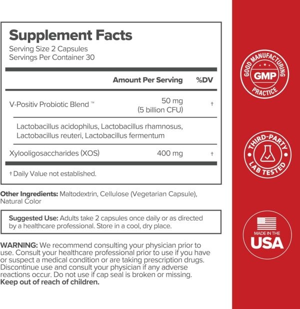 O Positiv URO Vaginal Probiotics for Women – pH Balance, Odor Control & Flora Support, 60 Count - Image 5