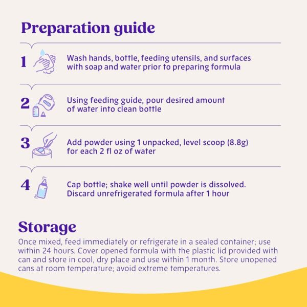 Bubs Whole Goat Milk Infant Formula with Iron – Non-GMO, 0–12 Months, 20 oz Powder - Image 2