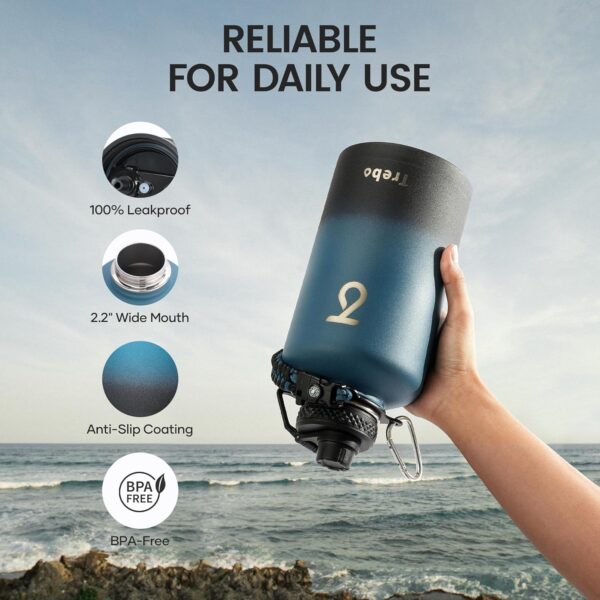 Trebo 64oz Insulated Water Bottle - Image 3