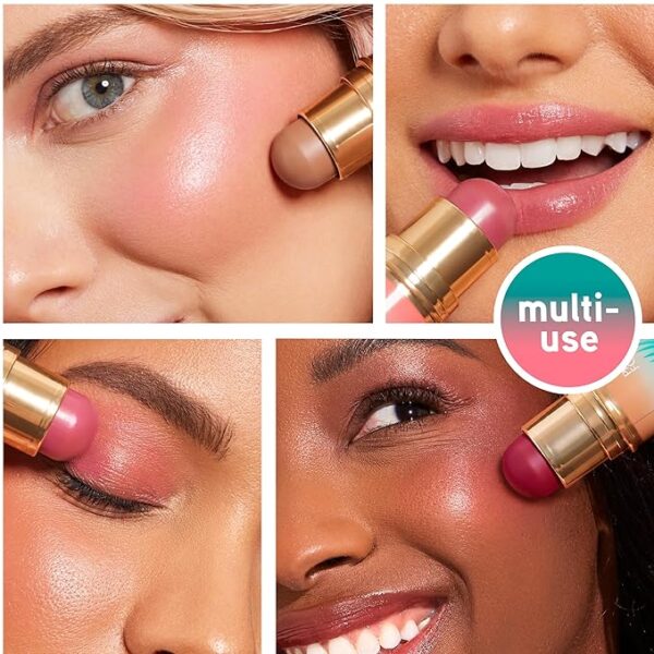 Physicians Formula Butter Glow & Go Multiuse Stick – Beach Bum Plum – Creamy Highlighter, Blush & Eyeshadow with Radiant Finish - Image 4