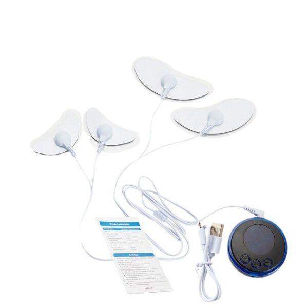 V-Shaped Face Wrinkle Removal Facial Massager Ems Facial Massager Low Frequency Pulse Crescent-Shaped Beauty Instrument Remote Control Model - Image 5